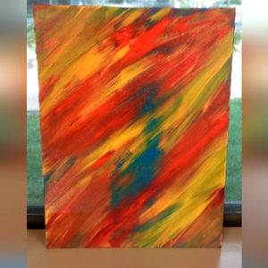 Scrambler 11" x 14" acrylic painting on panel